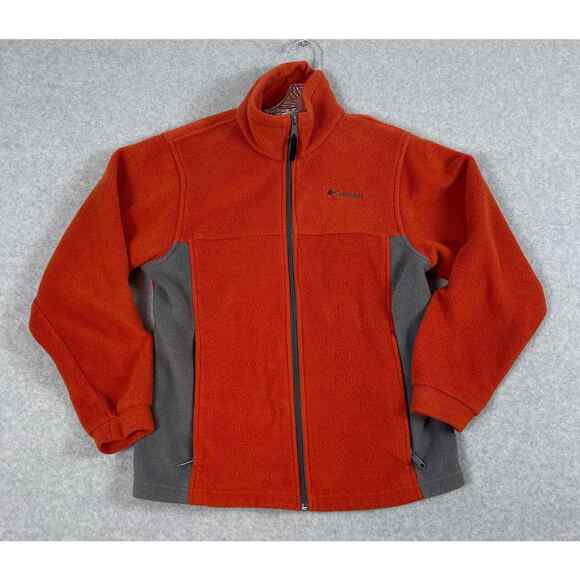 Youth Columbia Sportswear Fleece Jacket Size‎ 14/16 Orange - Picture 1 of 9